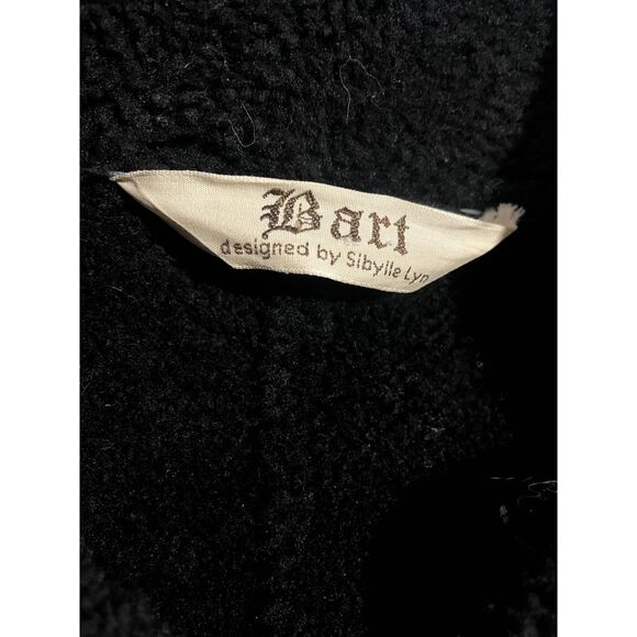 FAB real shearling coat!  BART  by Sibylle Lyn  Black - Picture 3 of 13